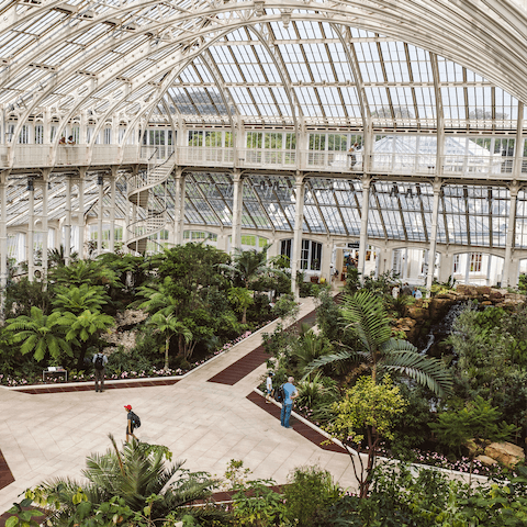 Stroll to the botanical beauty of Kew Gardens in just twenty-one minutes