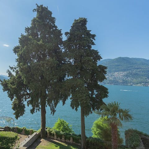 Enjoy the breathtaking scenery of Lake Como 
