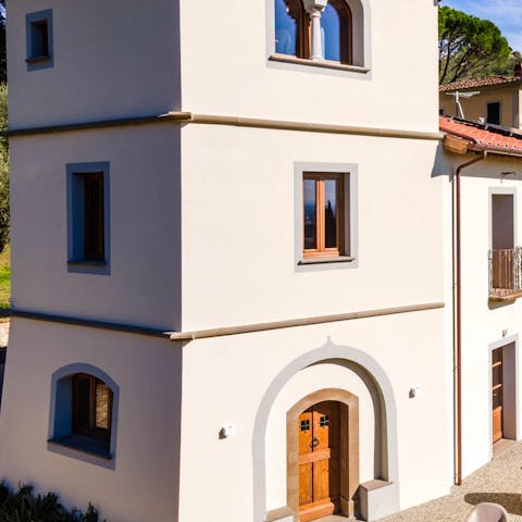Stay in an imposing historic villa