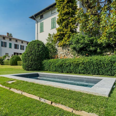 Enjoy a long soak in the Jacuzzi after a day of sightseeing