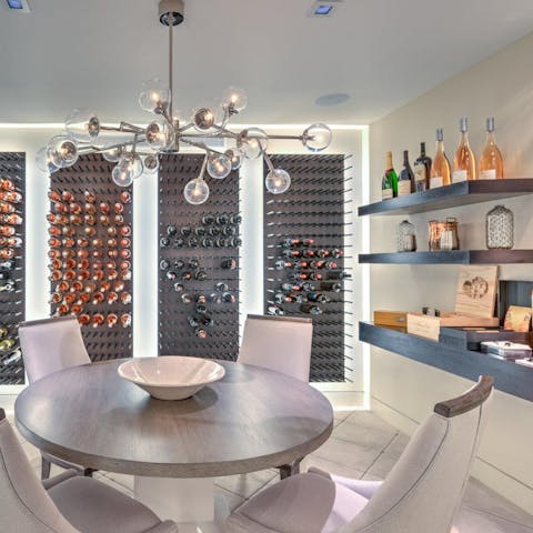 Organise a wine tasting in the cellar