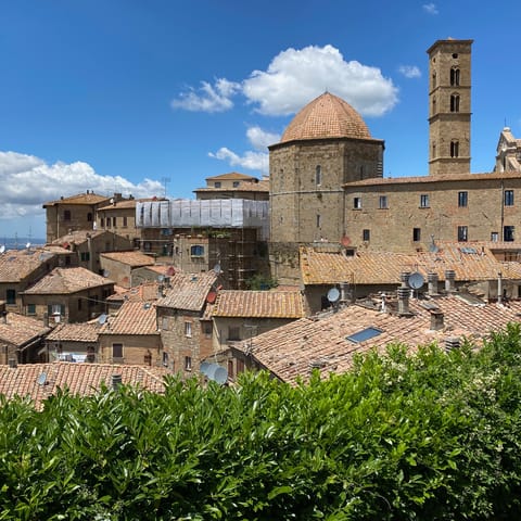 Visit beautiful Volterra, 14 kilometres away