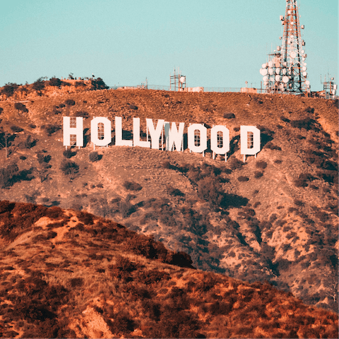 Hike up to the iconic Hollywood sign overlooking LA – it's a two-hour round trip