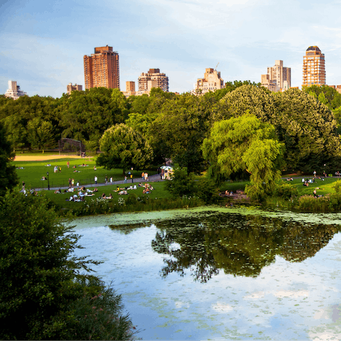 Go for a stroll through Central Park, not far from your doorstep