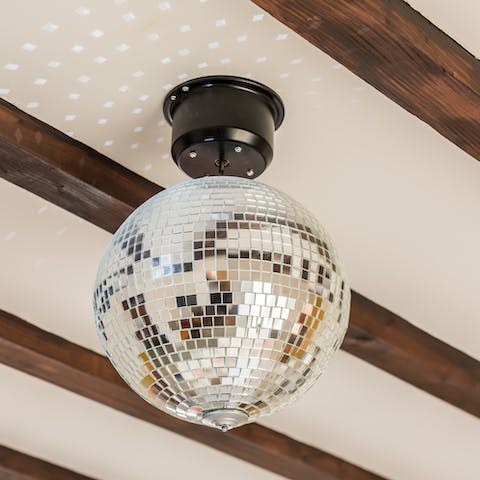 Hold your very own bedroom disco