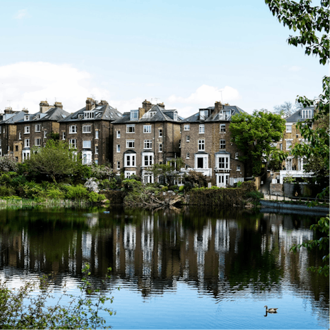 Catch a half-hour bus to Hampstead Heath and go for a swim in the ponds