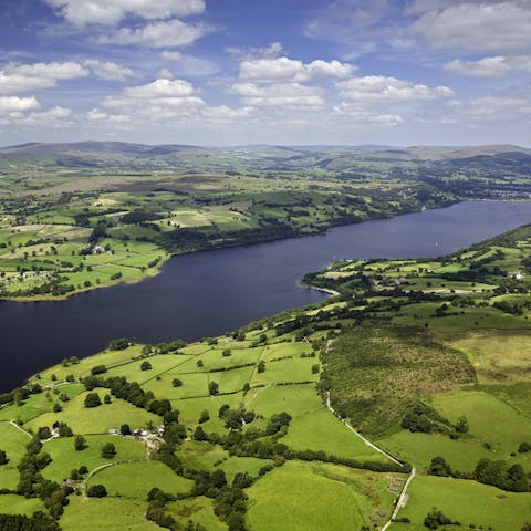 Stroll over to Llyn Tegid and spend the day on the water – it's a mere 500 metres from your door