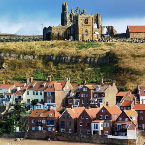 Visit the town of Whitby and its iconic abbey, a ten-minute drive from home
