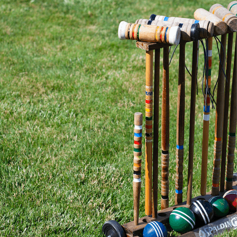 Play a few games of croquet out in the garden