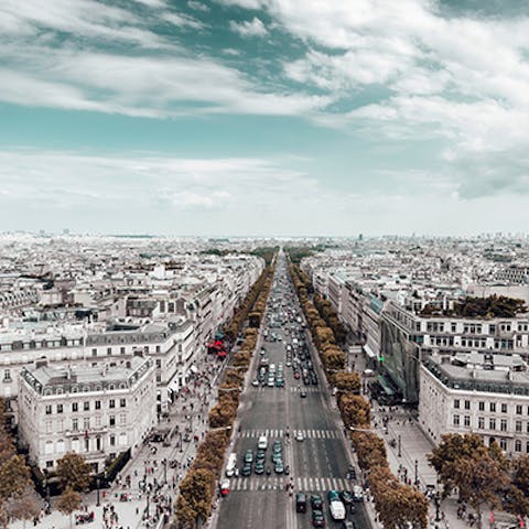 Hop on the Metro for a visit to the Champs-Élysées