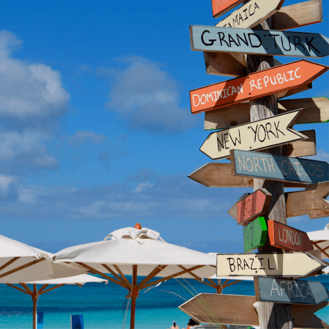 Explore the other side of the island, with the vibrant Grace Bay beach just a short drive away