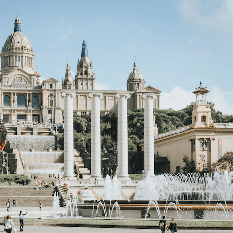 Adventure around Barcelona and find stunning architecture and gorgeous parks