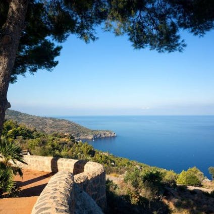 Stay overlooking stunning Mediterranean sea views, just 5 kilometres from Deià