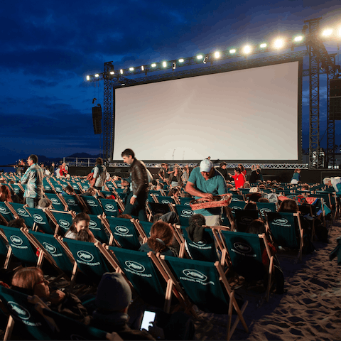 Grab the popcorn and see a movie under the stars at the Nérac open-air cinema