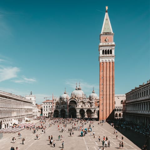 Visit the Renaissance masterpiece that is Venice, a little over an hour away