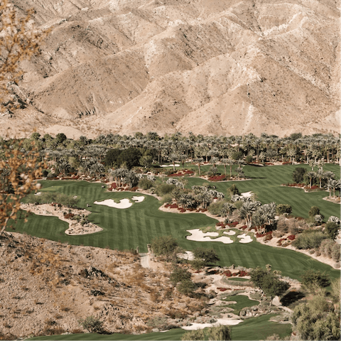 Tee off from one of the massive choice of golf courses in Palm Springs