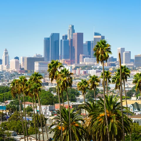 Explore vibrant LA – an hour's drive away