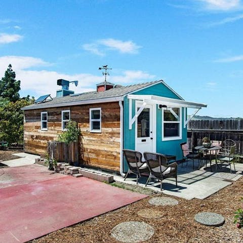Savour the simple life in the adjacent tiny home