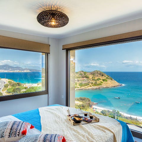 Wake up to stunning sea views from both bedrooms