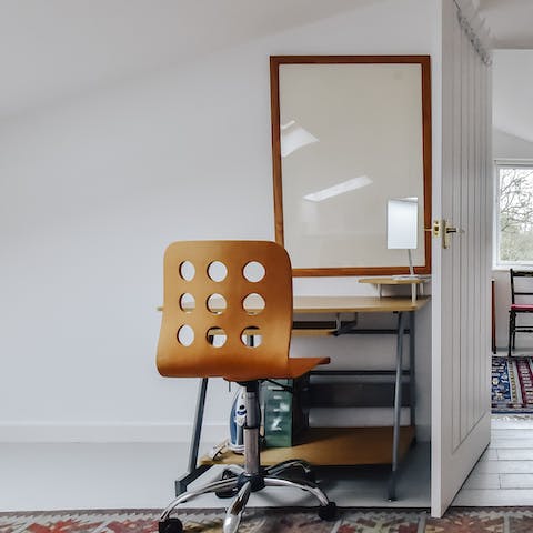 Catch up on emails at the dedicated workspace