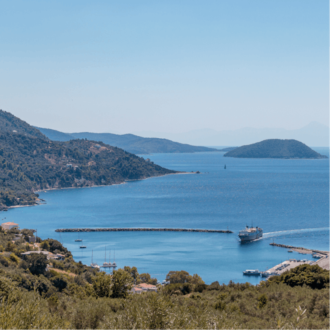 Stay in charming Glossa, a traditional town on Skopelos' coast