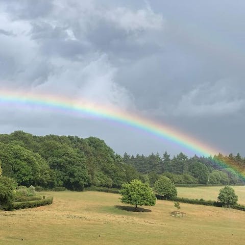 Savour the far reaching views of the Oxfordshire countryside