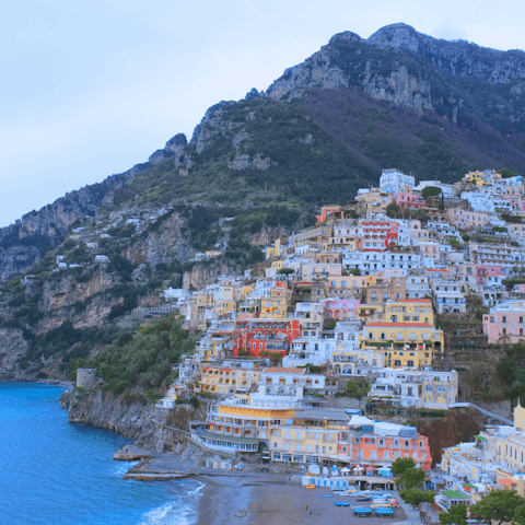 Spend a day exploring the beautiful cliffside village of Positano 