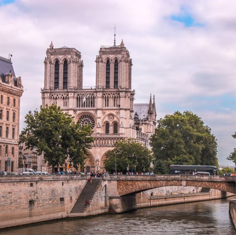 Visit the historically famous, Notre Dame