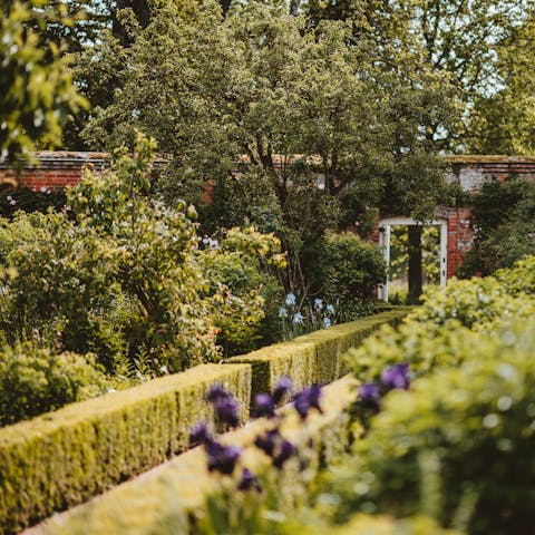 Meander through the pretty gardens of Shrewsbury Castle – it's a nine-minute walk away