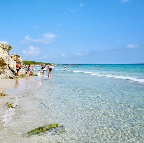 Explore the beautiful beaches of the Puglian coast – you don't need to drive far