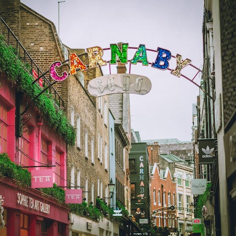 Stroll into Soho, around half an hour away, for trendy boutiques, innovative restaurants and vibrant nightlife