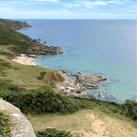 Stay just an eighteen-minute drive away from Salcombe, Devon  