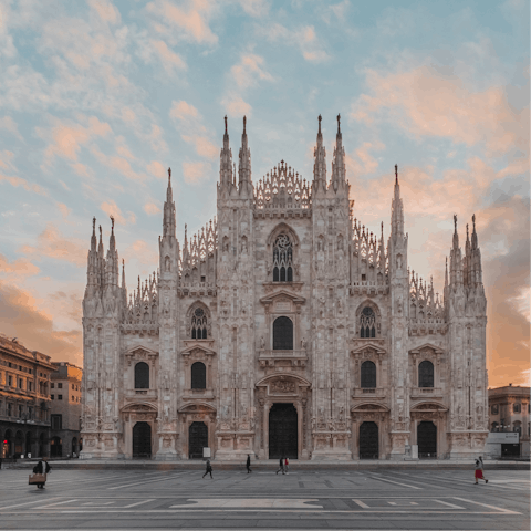 Explore all that Milan offers, including the nearby Duomo di Milano