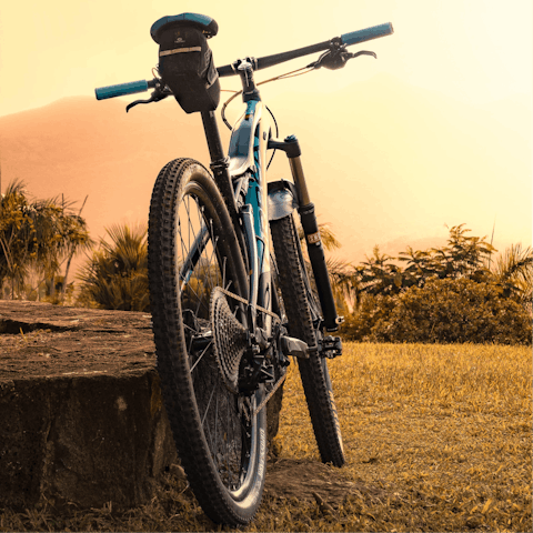 Discover the island on two wheels using the bicycles offered by your host