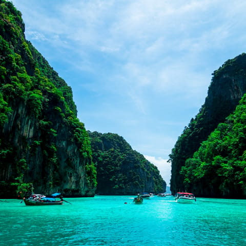 Discover island living in Phuket, home to pristine sandy beaches and azure water