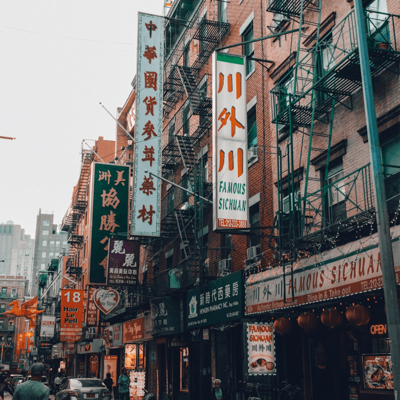 Take a stroll around vibrant Chinatown, just three blocks away