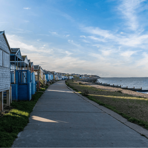 Make the short drive to the charming coastal town of Whitstable