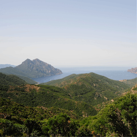 Explore the stunning northern half of Corsica from your base in Galéria