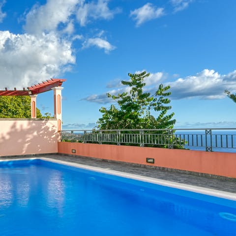 Enjoy the expansive views whilst swimming in the pool
