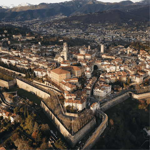 Stay in Bergamo – a historic city surrounded by mountains