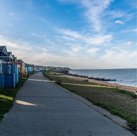 Stroll along Whitstable seafront – just a stone's throw away