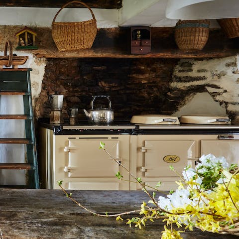 Fire up the Aga and cook a wholesome roast dinner for the family