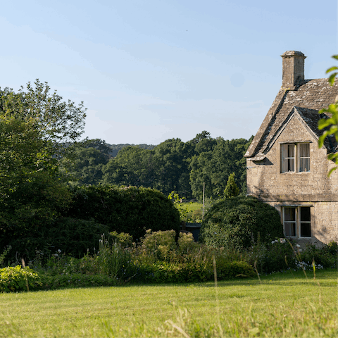 Take a forty-five minute drive into the lush Cotswolds, for hiking and taking in the fresh air