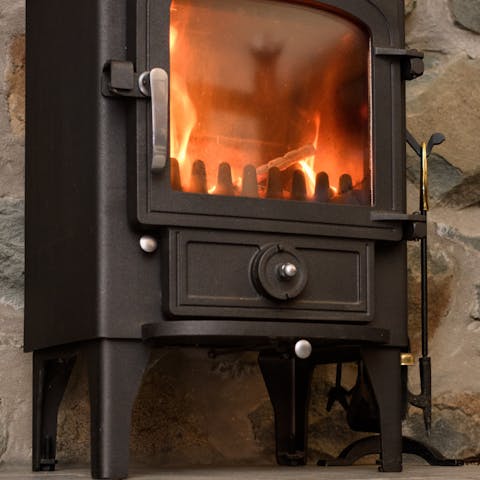 Get cosy in front of the log burner