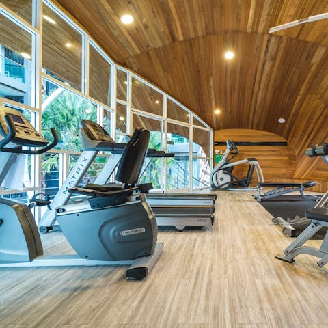 Work every muscle group in the gym before a cardio workout