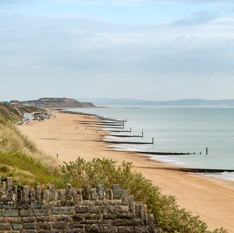 Walk to the gorgeous beach, just ten minutes away by foot
