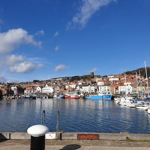 Visit the idyllic harbour full of character