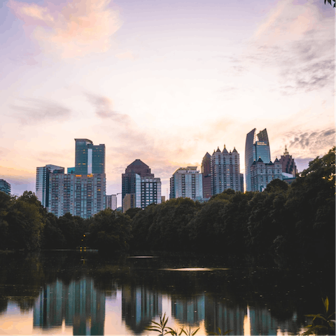 Explore Atlanta, just a short drive from your door 