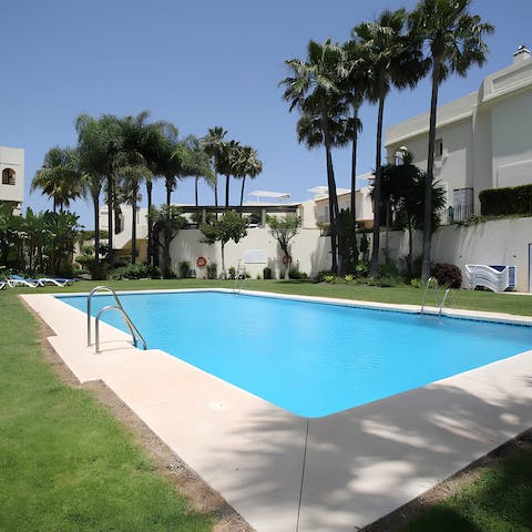 Beat the Marbella heat with a dip in the shared pools