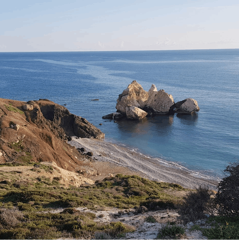 Admire the beauty of Aphrodite Hills and the coastline of Cyprus